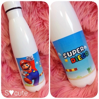 Garrafa água Super Mário