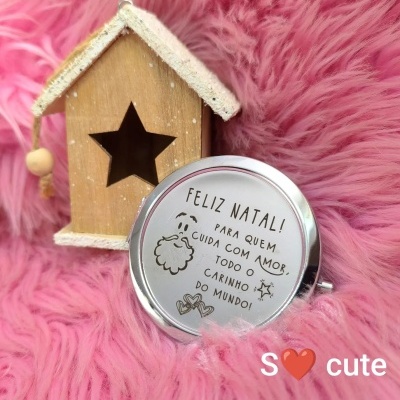 Espelho natalício - Para quem cuida com amor, todo o carinho do mundo!
