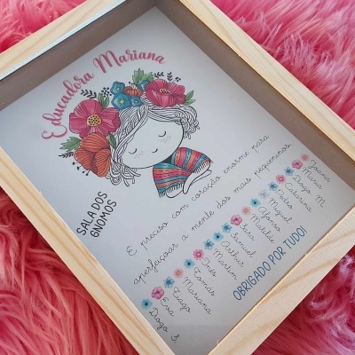 Quadro de agradecimento