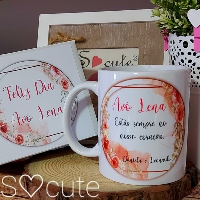 Caneca ou Vaso personalizado AVÓ