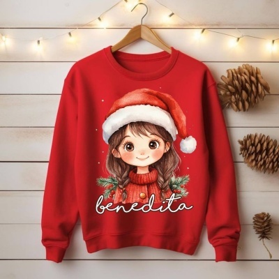 Sweat de Natal - menina e menino