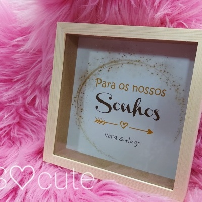 Quadro mealheiro - Para os nossos sonhos