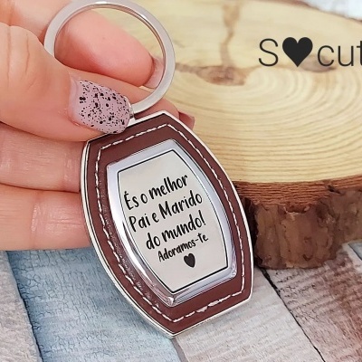 Porta-chaves melhor pai e marido do mundo