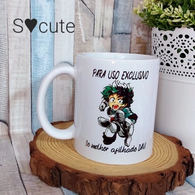Caneca personalizada - boneco favorito