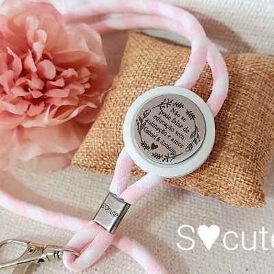 Fita porta-chaves OU porta cartões