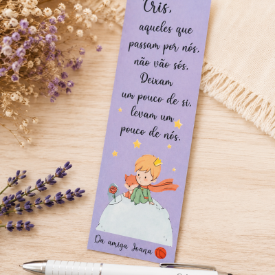 Conjunto Personalizado Principezinho – Marcador, Caneta e Lápis Infinito