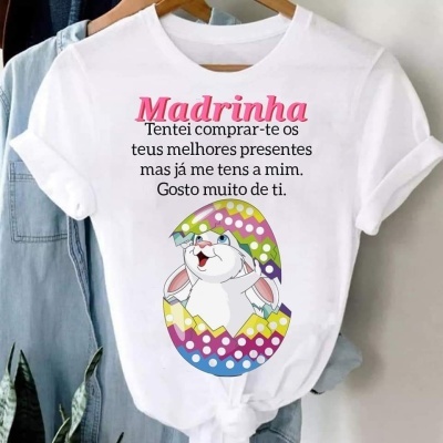 T-shirts Padrinhos - especial Páscoa