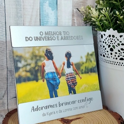 Moldura O melhor TIO do universo e arredores