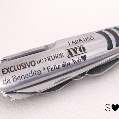 Canivete Personalizado para Avô – Um Presente com História