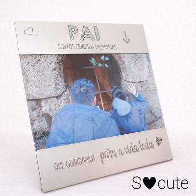 Moldura "PAI juntos criamos memórias..."