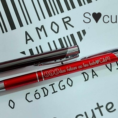 Caneta 365 dias felizes ao teu lado