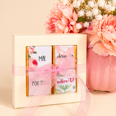 Caixa de Chocolates “Mãe, Obrigada por Tudo, Adoro-te!”