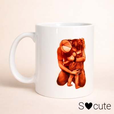 Caneca “Pai & Filha” vs "Padrinho & Afilhada"