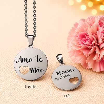 Colar “Amo-te / Amamos-te Mãe” – Personalizado ou Simples
