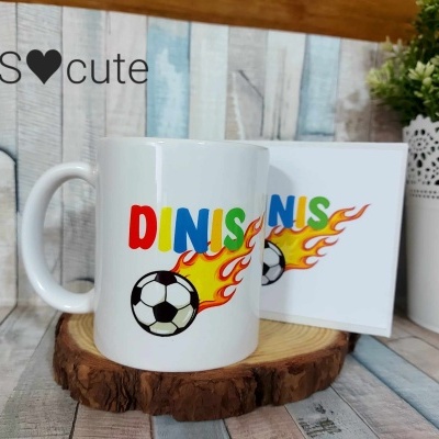 Caneca bola de futebol