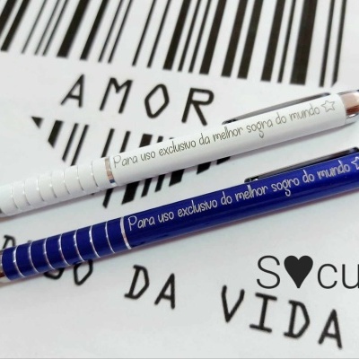 Canetas "Uso exclusivo dos melhores sogros"