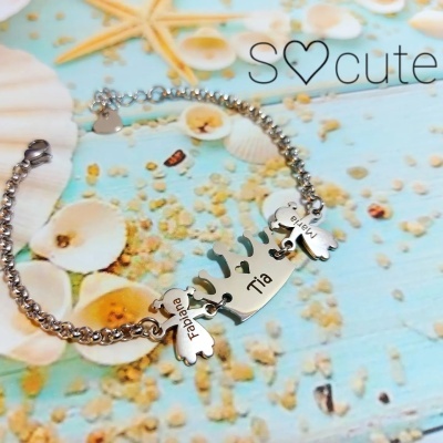 Pulseira coroa - família