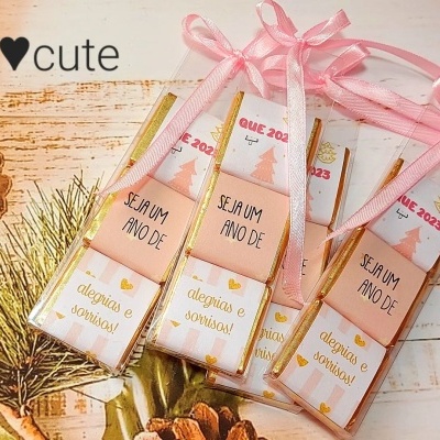 Napolitanas chocolate natalícias