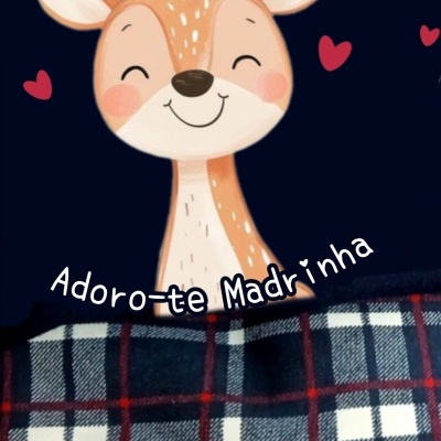 Pijama de Natal - Adoro-te Madrinha