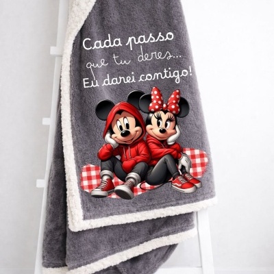 Manta personalizada casal