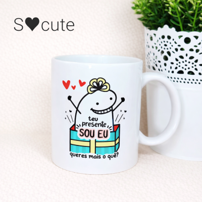 Caneca “Teu Presente Sou Eu” – Para Quem Já Tem o Melhor