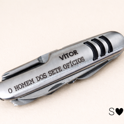Canivete Personalizado “O Homem dos Sete Ofícios”
