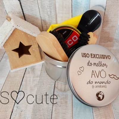 Estojo limpeza sapatos