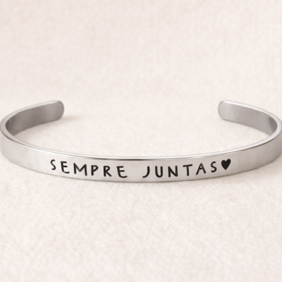 Pulseira “Sempre Juntas” ou "Sempre Unidas"