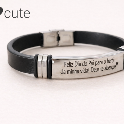 Pulseira Personalizada Herói da Minha Vida