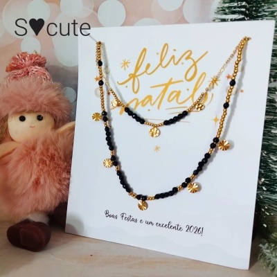 Bijuteria de Natal - conjunto