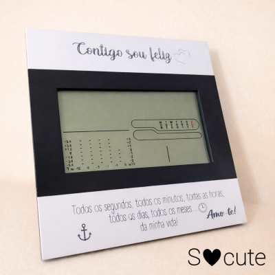 Estação Meteorológica Personalizada para o Dia dos Namorados – Presente Original para casais