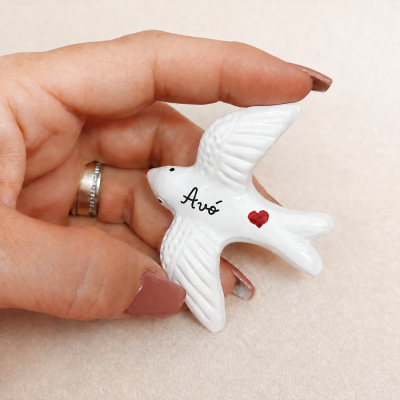 Andorinha Personalizada - Amor em íman