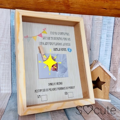 Quadro convite padrinhos