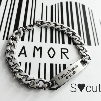 Pulseira "O melhor Namorado/Marido/Companheiro do mundo"
