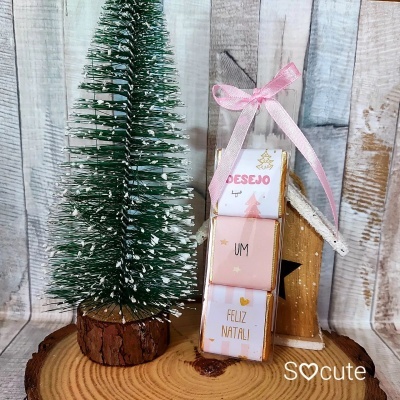 Napolitanas chocolate natalícias