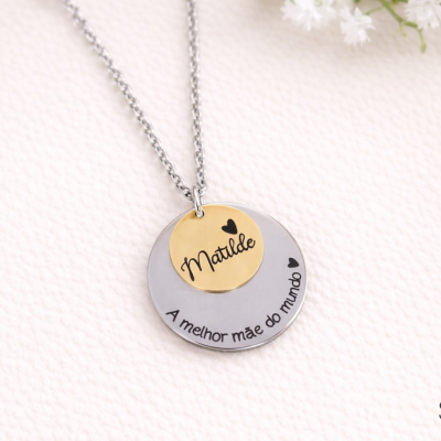 Colar Essence Laço Eterno – Personalizado em Aço Inoxidável