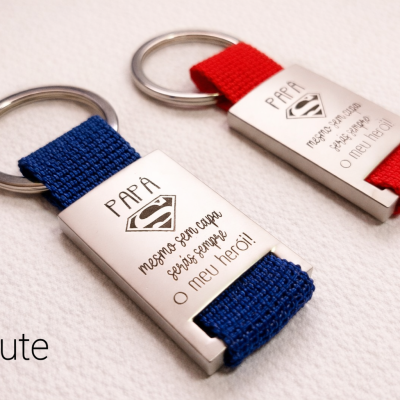 Porta-Chaves Personalizado “Papá – O Meu Herói”
