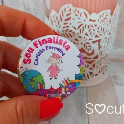 Crachás para os finalistas