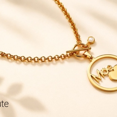 Colar Mãe|Avó Elegante em Aço Inoxidável – Presente Especial