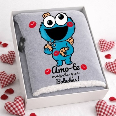 Manta personalizada Amo-te mais...