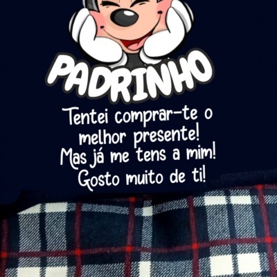 Pijama Padrinho - Mickey