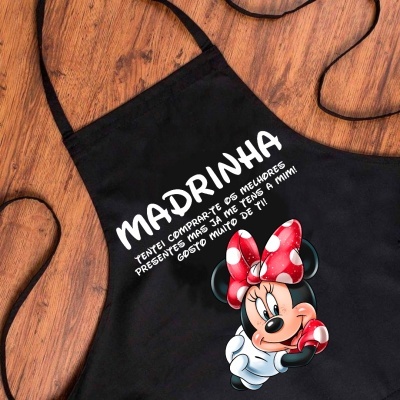 Avental Madrinha Minnie