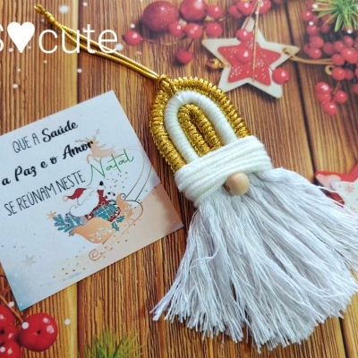 Macramé Natalícios simples