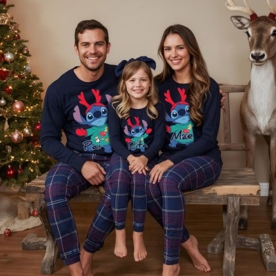 Pijamas de Natal - criança e adulto