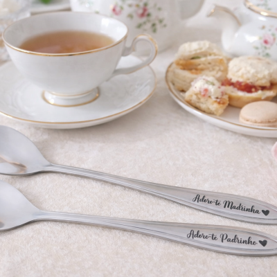 Colheres Personalizadas Padrinho & Madrinha – Um gesto simples, cheio de amor