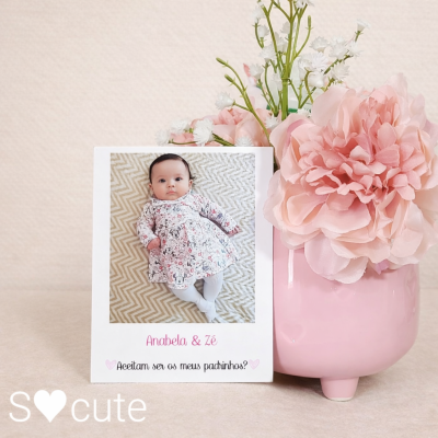 Íman com pedido de Padrinhos personalizado