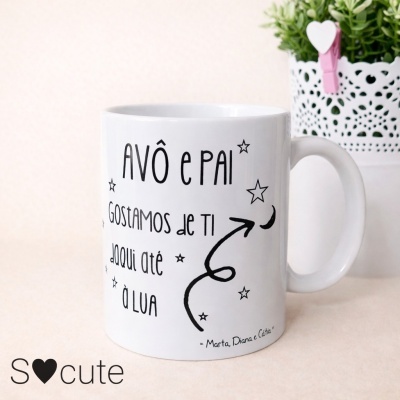 Caneca Personalizada para Avô e Pai – Presente com Significado