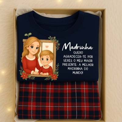 Pijama de Natal - Madrinha