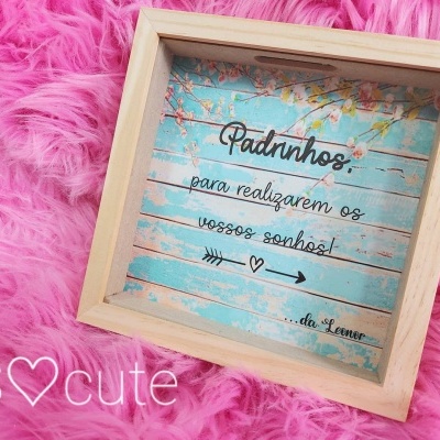 Quadro mealheiro PADRINHOS