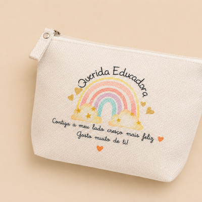 Necessaire/bolsa Arco-íris